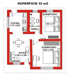 the floor plan for a two bedroom apartment with an attached kitchen and living room area