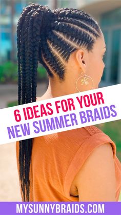 Before heading to the beach in Puerto Rico, book your appointment at Sunny Braids for trendy and protective summer braids. #SummerBraids #BraidIdeas #BohoChic #puertorico #braids #sunnybraids Swim Braids Hairstyles, Braids For Hot Weather, Vacation Braids For Black Women, Vacation Braids, Braids 2024, Beach In Puerto Rico, Beach Braids, Lemonade Braids Hairstyles