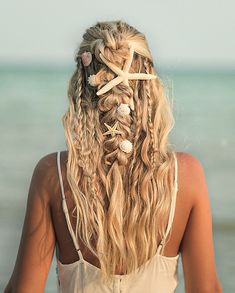 Sea Hair, Preppy Hairstyles, Mermaid Braid, Stunning Hairstyles, Bohemian Hairstyles, Pool Hairstyles, Effortless Hairstyles, Hair Shows