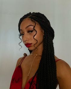 Niamonetc Braids, Black Braided Wedding Hairstyles, Nia Monet, Wavy Braids Black Women, Elegant Braided Hairstyles Black Women, Braided Hairstyles Wedding, Wavy Box Braids, Beautiful Locs, Instagram Edit