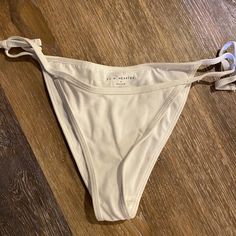 Pacsun / La Hearts Bikini Bottom - High Cut - Tie Sides - Cheeky - Never Worn - White / Subtle Sparkle Size: M (Medium) ^ Runs Big - Fits Like A Large *Items Will Be Washed Prior To Shipping Pacsun Swim, High Cut, Pacsun, Womens Swim, Lingerie, Color White, Swimming, Sparkle, Running