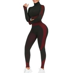 PRICES MAY VARY. 𝐅𝐥𝐞𝐱𝐢𝐛𝐥𝐞 & 𝐋𝐨𝐧𝐠-𝐥𝐚𝐬𝐭𝐢𝐧𝐠 𝐅𝐚𝐛𝐫𝐢𝐜: Our 4-way stretch material offers softness and compression simultaneously. It's luxuriously soft to the touch and gentle on your skin. The medium-thickness, durable fabric prevents cracking, ensuring long-lasting use. Breathable material allows for comfortable all-day wear without feeling stifled. 𝐁𝐨𝐨𝐭𝐲 𝐋𝐢𝐟𝐭 & 𝐒𝐪𝐮𝐚𝐭 𝐏𝐫𝐨𝐨𝐟: The lining design on the buttocks gives your rear a sculpted appearance, resemblin Cheap Tight Yoga Pants For Sports, Gym Clothes Women Plus Size, Gym Sets, Yoga Outfit, Gym Clothes Women, Sport Leggings, High Waist Leggings, Workout Sets, Squat Proof