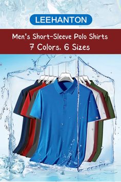 Experience comfort all day with our moisture-wicking, breathable golf polo shirts. Enjoy greater mobility on the course with our 4-way stretch fabrication. Look sharp and stylish for any occasion with our casual slim-fit shirt. Versatile and durable for sports, meetings, and everyday wear. Easy to care for and available in plus sizes. With our 3-pack of men's short-sleeve polo shirts, you'll get the best value for your money. These shirts are made from a soft, breathable fabric that will keep yo Breathable Short Sleeve Polo Shirt For Golf, Blue Short Sleeve Polo Shirt With 4-way Stretch, Moisture-wicking Short Sleeve Polo Shirt With 4-way Stretch, Summer Short Sleeve Moisture-wicking Polo Shirt, Moisture-wicking 4-way Stretch Short Sleeve Polo Shirt, 4-way Stretch Short Sleeve Polo Shirt For Summer, Polo T Shirt, Golf Polo Shirts, Slim Fit Shirt