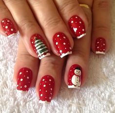 Polka Dot Nail Designs, Quick Nail Art, Halloween Acrylic, Bunny Nails, Halloween Acrylic Nails, Festive Nail Art, Nail Art For Beginners, Polka Dot Nails, Vacation Nails