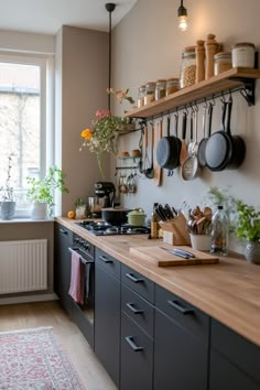 the kitchen is clean and ready for us to use