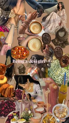 Desi Fashion Aesthetic, Indian Aesthetic Pictures, Desi Aesthetic Wallpaper, Desi Core Aesthetic, Indian Culture Aesthetic, Desi Collage, Desi Wallpaper, Indian Collage, Hinduism Aesthetic