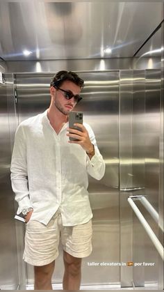 Men Portugal Outfit, Men Euro Summer Outfit, European Man Summer Style, Men Outfits Europe, European Men Outfit Summer, Business Man With Tattoos, Old Money Fashion Men Summer, Men’s Summer Outfits European, European Mens Fashion Summer Street Styles