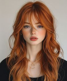 Redhead Makeup Ideas, Character Face Claims, Red Hair And Freckles, Hairstyles For Winter, Corte Shaggy, Cheveux Oranges, Emo Outfit, Hairstyle Curly, Beautiful Character