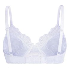 See Through Bra Embroidered Unlined Sexy Lace Underwire Bra – WingsLove Mesh Push-up Bra With Padded Cups, Push-up Mesh Bra With Padded Cups, Mesh Push-up Bra With Removable Pads, White Push-up Nursing Bra With Removable Cups, White Underwire Nursing Bra With Removable Cups, Full Cup Mesh Bra With Removable Pads, White Nursing Bra With Removable Cups And Underwire, Fitted Full Cup Mesh Bra, Mesh Push-up Bra With Medium Bust Support