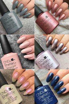 Autumn Shellac Nails, Gel Manicure Fall, Manicure Fall, Shellac Nail Designs, Gel Nails Long, Shellac Nail Art