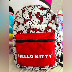 -Nwt -Open To Reasonable Offers -No Returns Please (Trying To Declutter) -Can Post More Pictures Upon Request -Let Me Know If You Have Any Questions :) Hello Kitty Print School Backpack, Hello Kitty Print Bags For Back To School, Trendy Hello Kitty Print Bag For Back To School, Trendy Hello Kitty Print Back To School Bag, Trendy Hello Kitty Back To School Bag, Trendy Hello Kitty School Bag, Casual Hello Kitty Print Backpack For Back To School, Trendy Hello Kitty Backpack For Back To School, Casual Hello Kitty Backpack For Back To School