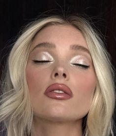 Elsa Hosk via instagram. Mekap Mata, White Makeup, Smink Inspiration, Makijaż Smokey Eye, Dope Makeup, Long Blonde, Makeup Pictures, Long Blonde Hair, Prom Makeup