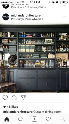 an image of a room with shelves and furniture