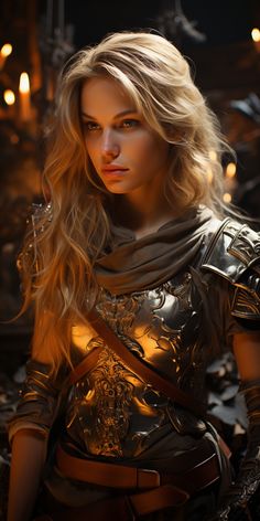 Blond Warrior Woman, Character Inspiration Female Blonde, Blonde Warrior Aesthetic, Blonde Warrior Woman Aesthetic, Blonde Warrior, Viking Warrior Woman Art, Blonde Warrior Woman, Blonde Witch Aesthetic