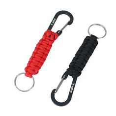 PRICES MAY VARY. High-quality KADACTIVE 550 Paracord Red keychain - Strong and durable type III rope with a high-strength metal ring and carabiner. Easily attach these paracord keychains to your backpack, trousers, bags and belt. Perfect key holder for Your keys - This paracord keyring can be extremely helpful in emergency situations. Untied the paracord lanyard is about 4 feet long, ideal for securing nets, repairing belts, handles for tools, building emergency shelters, hunting, fishing and even as shoelace replacement. Quick, easy to attach: Thanks to the functional Quick Release carabiner hooks, these keychain red can easily be attached to backpacks, belts, trousers and bags. The backpack keychain fits comfortably in Your trouser pockets, accessible to reach in any situation. Practical Paracord Keyring, Backpack Survival, Keychain For Backpack, Emergency Shelters, Chains Men, Red Keychain, Paracord Lanyard, Backpack Keychain, 550 Cord