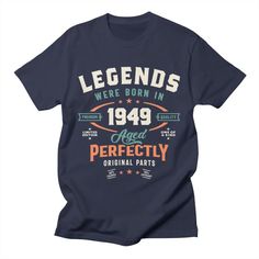 the legend is born in 1994 aged perfectly men's regular fit t - shirt