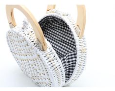 Casual Woven Crochet Bag With Top Handle, Trendy White Crochet Bag, Casual Cream Handheld Bucket Bag, White Handheld Bucket Bag, Beige Casual Satchel With Detachable Handle, White Handheld Crochet Bag For Vacation, Casual Beige Satchel With Detachable Handle, White Rectangular Shoulder Bag With Braided Handles, Trendy White Crochet Bag For Daily Use