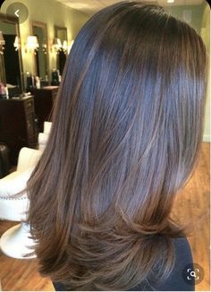 Classic Womens Haircuts, Dark Hair Full Highlights, 22 Inches Hair, Highlights Hair, Hair Color Light Brown, Haircuts Straight Hair, Brown Hair With Highlights