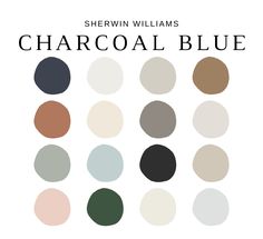 the color scheme for shewin williams's charcoal blue