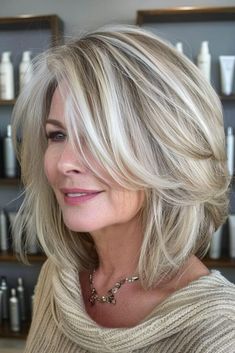 100 Mesmerizing Haircuts for Women over 60. Don't Forget To Check Number 66 Haircut Ideas For Women Over 60, Short Women Wigs, Hair Cuts 50 And Older, Haircuts 50+, Hair Color Ideas For Women 60, 1970 Hairstyles Women, Silver Hairstyles For Women Over 50, Hair Styles Over 70 Aging Gracefully, Layers In Back Of Hair