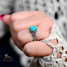 》Description 《 Boho Turquoise Ring, Silver Turquoise Ring, Turquoise Ring, 925 Silver Ring, Sterling Silver Ring, Gemstone Stone Ring, Bohemian Jewelry 》D E T A I L S《 ✦Stone :- Turquoise ✦Stone Size:-7MM ✦Stone Shape:-Round ✦Stone Type:- Natural ✦Metal:- Brass  ✦Weight:- 4 Gram (Approx) ✦Ring Size:- All Size Available 》C U S T O M I Z E O R D E R《 We accept custom and personalized order. It can be change in the gemstone, earring design and earring size. Please send us message if you are interes Turquoise Boho, Turquoise Ring Silver, Fancy Gifts, Turquoise Rings, Rose Gold Metal, Silver Turquoise, Pricing Jewelry, 925 Silver Rings, Bohemian Jewelry