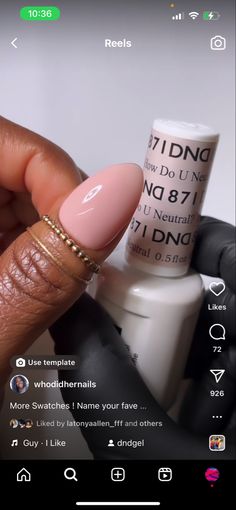 How Do You Neutral Dnd, Dnd How Do You Neutral, Dnd Gel Polish Colors Neutral, Double French Nails