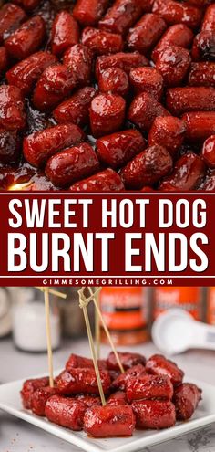 Add fun to your game day food ideas with these smoked hot dog burnt ends! These classic burnt ends are surprisingly delicious and bursting with a sweet and smoky flavor! Learn how to make this simple recipe! Definitely a crowd pleaser! Smoked Weenies, Hot Dog Burnt Ends In Oven, Burnt End Hot Dogs, Hot Dog Burnt Ends, Game Day Food Ideas, Hot Dog Appetizers, Small Bites Appetizers, Burnt Ends, Thanksgiving 2024