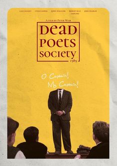 a movie poster for dead poets society