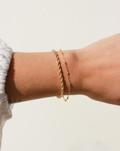 Brighten up your everyday stack with this delicate, gold-filled bracelet. Built to last, this tarnish-resistant bracelet won't lose its gold over time, guaranteeing your look is always polished! • Single Satellite Bracelet• Gold Filled• Chain Length Options: 5"-8"• Bracelet has the option to add a 1" extender to make adjustable Trendy Adjustable Gold Bracelet With Delicate Chain, Dainty Rose Gold Plated Bracelet, Adjustable 14k Gold-filled Bracelet With Gold Chain, 14k Gold Filled Jubilee Bracelet Jewelry, Trendy 14k Gold Bracelets For Everyday Wear, Trendy Adjustable 14k Gold Bracelet, Trendy 14k Gold Everyday Bracelet, Trendy Everyday 14k Gold Bracelets, Trendy Everyday 14k Gold Bracelet