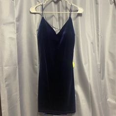 Navy Blue Velvet Dress, Fits To Body Shape, Size L, Spaghetti Strap, Never Worn Blue Spaghetti Straps Slip Dress For Night Out, Blue Slip Dress With Spaghetti Straps For Night Out, Blue Mini Dress With Spaghetti Straps, Blue Spaghetti Strap Mini Dress For Daywear, Blue Spaghetti Strap Mini Dress For Club, Blue Solid Color V-neck Mini Dress, Royal Blue Bodycon Dress, Navy Blue Homecoming Dress, Navy Blue Velvet Dress