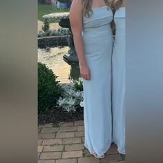 Size 10 No Alterations Bella Bridesmaids Strapless Dress In The Color Mist. Worn Once And Has Been Dry Cleaned After Wear, In Great Shape! Mist Color, Bella Bridesmaid, Blue Bridesmaids, Bridesmaids Dresses, Mist, Strapless Dress, Size 10, Womens Dresses, Dresses