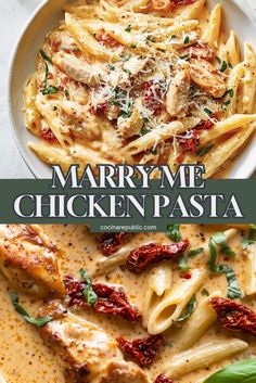 the cover of mary me chicken pasta