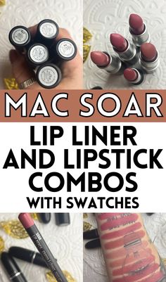 10 Gorgeous MAC Soar Lip Liner & Lipstick Combos (Swatches) Mac Soar Lipliner Combo, Liner And Lipstick Combos, Lip Liner And Lipstick Combos, Mac Faux Lipstick, Mac Modesty Lipstick, Mac Twig Lipstick, Most Popular Mac Lipsticks, Lip Liner Drugstore, Lipstick Combos