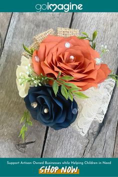 Paper Flower Corsage Paper Flower Corsage, Flower Corsage Wedding, Soft Filter, Burlap And Lace, Flower Corsage, Corsage Wedding, Burlap Ribbon