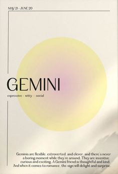 an advertisement for a cosmetics brand with the words gemini on it