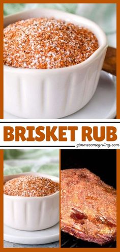 This spice mix is so quick and easy! 6 pantry ingredients are all you need to get this brisket rub recipe ready in just 10 minutes. Rubbed into every nook and cranny, this meat rub lets you have the best smoked brisket with the perfect bark! Best Smoked Brisket, Dry Rub Recipes, Meat Rubs, Brisket Recipes, Rub Recipes