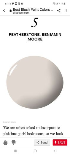 an advertisement for the best paint colors in the world, featuring two shades of white