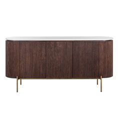 Richmond Interiors - Sideboard Barkley 3-türig Sideboard Richmond Interiors Minimalist Sideboard, Marble Top Sideboard, Asian Homes, Side Board, Secret Door, Table Cafe, Richmond Interiors, Wood Sideboard, Faux Marble