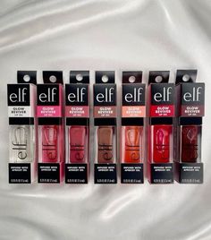 Elf Glow, Tinted Lip Oil, Lip Oils, Lip Makeup Tutorial, Makeup Help, Elf Cosmetics, Elf Makeup, Fancy Makeup