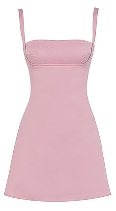 Celebrity Inspired Dresses, Bustier Dress, Inspirational Celebrities, Pink Design, Satin Mini Dress, Ykk Zipper, Body Sculpting, Inspired Dress, Dream Clothes