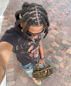 Dreadlock Hairstyles Men Dreads Styles, Thick Locs Styles For Men, High Top Dreads Styles For Men, Faux Dreads Styles, Loc Braids Styles Men, Male Loc Styles, Men’s Loc Styles, Mens Twists, Dude Outfits