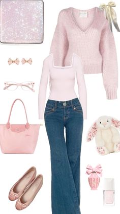 Aaliyah Outfits, 2000 Outfits, Modest Girly Outfits, College Fits, Soft Girl Aesthetic, Pink Coquette, Outfit Style, Girly Outfits, Character Outfits