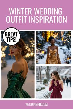 the winter wedding outfit inspiration guide