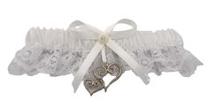 You are Viewing Brand New Stunning White Satin and Lace Garter. White Satin on Top and White Lace on Bottom, Designed with Bow, Ribbons with Silver Double Heart Charm.  Blue Garter has Blue Satin on Top and White Lace on Bottom with White Satin Bow and Double Heart Charm. Garter will Stretch to Approx. 21-22 Inches. Bridal Garter Lace, White Garters, Wedding Reception Party, Wedding Garter Lace, Blue Garter, Pink Flip Flops, Gold Boots, Reception Ceremony, Wedding Garters