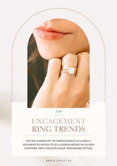 the engagement ring trend is here