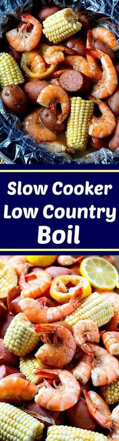 slow cooker corn on the cob and shrimp boil