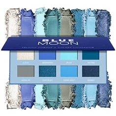 Cool Tone Makeup, Teal Eyeshadow, Blue Eyeshadow Palette, Brown Eyeshadow Palette, Tone Makeup, Eyeshadow Matte, Grey Eyeshadow, Bright Eyeshadow, Shades Of Violet