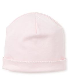 Keep baby's head warm and covered with Kissy Kissy's cozy hat. Made from 100% Pima cotton for the softest, snuggliest fit. 100% Pima Cotton Made in Peru Fitted style Make it special with a monogram! (We recommend a name for the hat due to the small area available.) Keep baby's head warm and covered with Kissy Kissy's cozy hat. Made from 100% Pima cotton for the softest, snuggliest fit. Kissy Kissy, Baby Bonnets, Cozy Hat, Baby Hats Knitting, Newborn Hat, Pink Hat, Baby Head, Color Swatch, Baby Hat