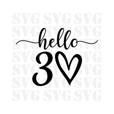 the word hello 3v is written in black ink on a white background with an arrow