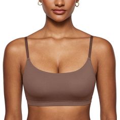 PRICES MAY VARY. Inbarely Collection -Barely there feel, light support, wash well Dual-layer stretch fabric for very gentle support Unlined smooth cups provide all-day comfort and a naturally lifted shape Fully adjustable straps for a customized fit Pull-on style for easy on and off Tips: If you want a more comfortable fit, go one size up in Black Embrace all-day comfort with scoop neck bralette with second skin feel fabric. Features adjustable straps for added support and a customized fit. Workout Bra, Cami Bra, Sleep Bra, Bra Brands, Unlined Bra, Lounge Lingerie, Low Impact Workout, Everyday Bra, Bra Top